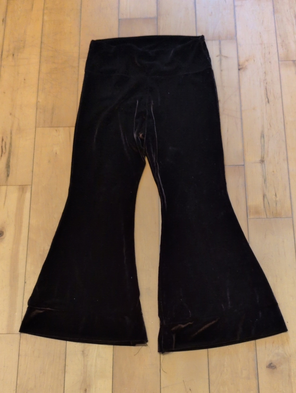 Bliss Bus SF Etsy Velvet Bell Bottom Pants Brown